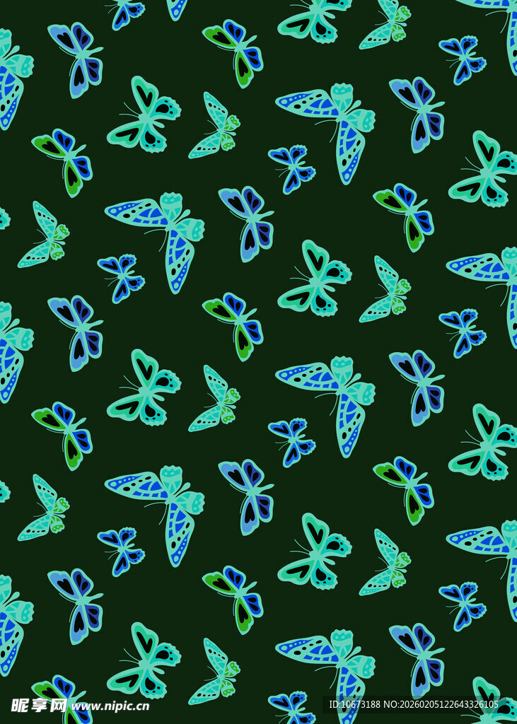 飞机图案的深色背景织物