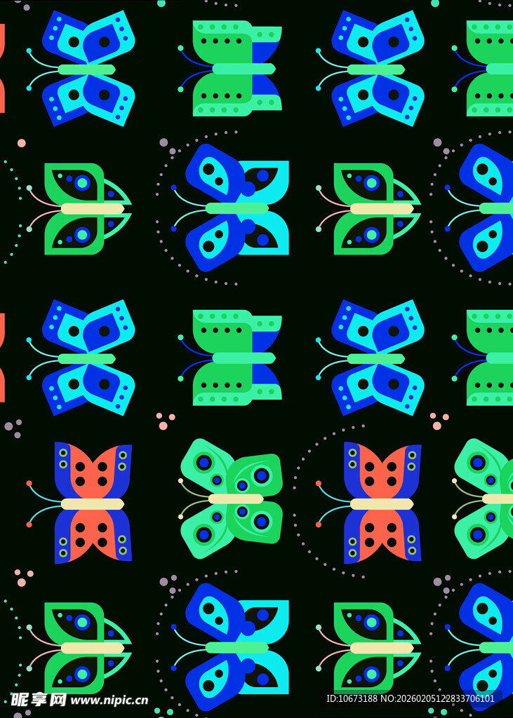 多彩几何图案背景纹理