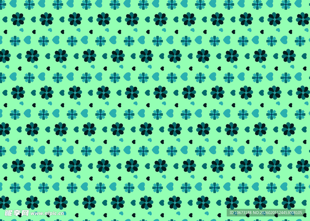 绿色波点几何图案背景