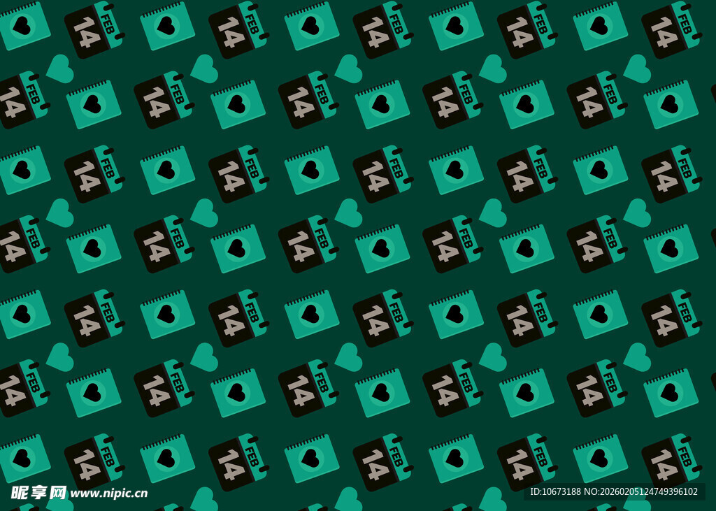 绿色电子元件阵列图案