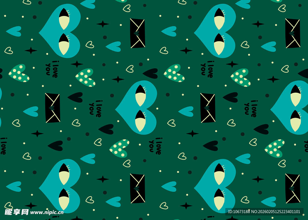 绿色几何图案背景纹理