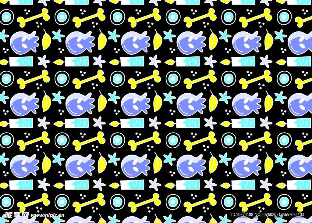 多彩几何图案现代风格背景