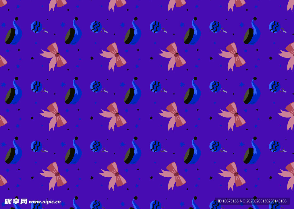 紫色背景蝴蝶图案纹理