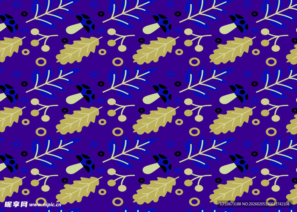 紫色背景花卉图案纹理