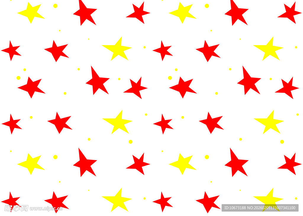 红黄星星图案背景