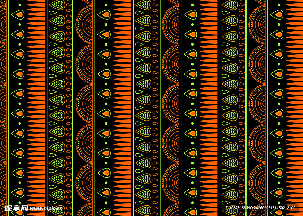 非洲风格几何图案纹理