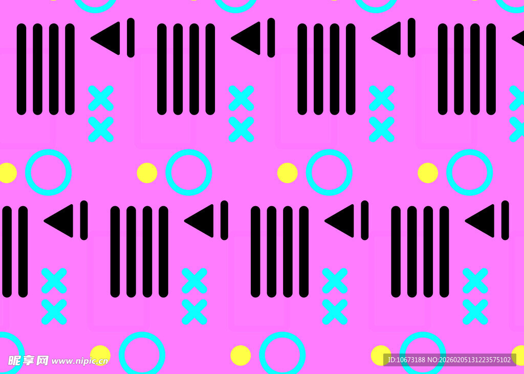 粉色几何图案背景设计