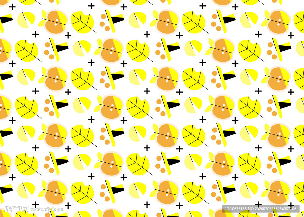 可爱小黄鸭图案背景图