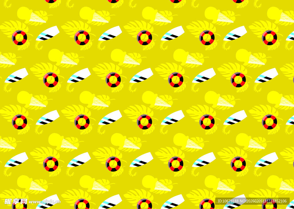 黄色蜜蜂图案背景纹理