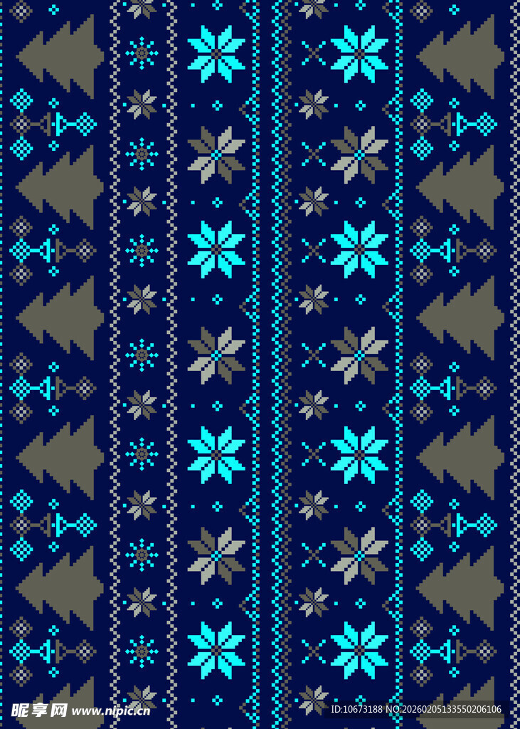 民族风几何图案花纹背景