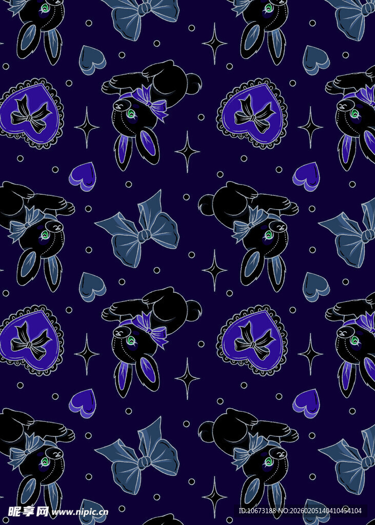 紫色花卉蝴蝶图案背景