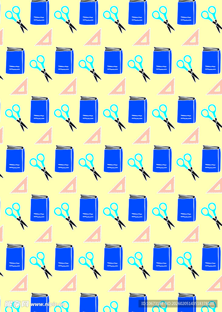 蓝色方块图案背景纹理