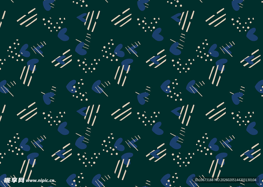 深蓝底几何线条图案纹理