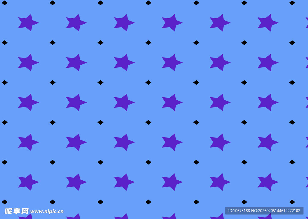 紫色星星图案背景