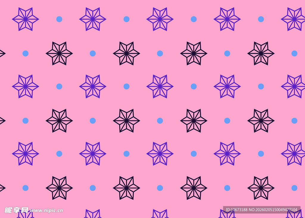 粉色底花卉图案背景