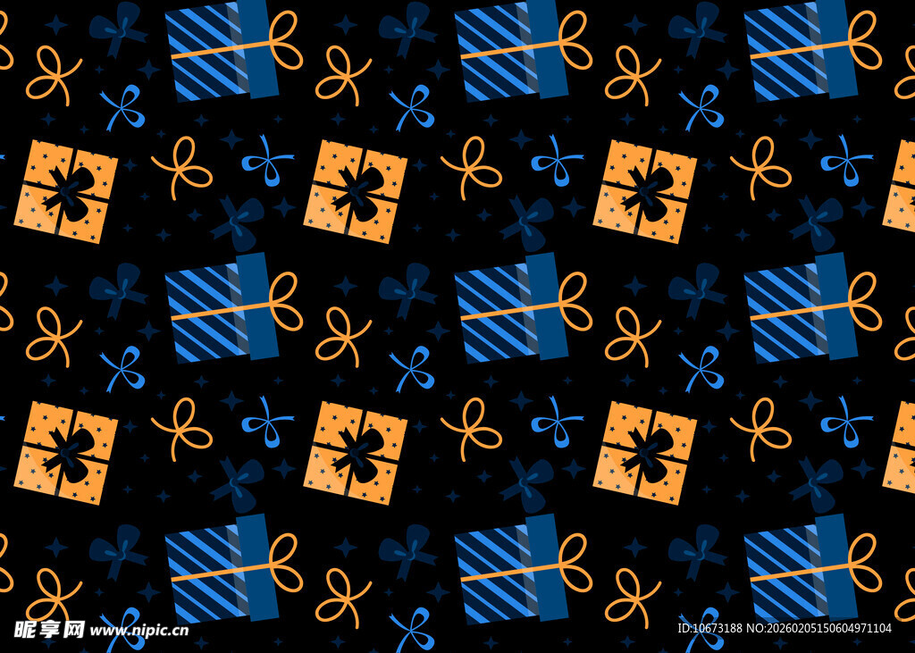 节日礼物图案背景设计