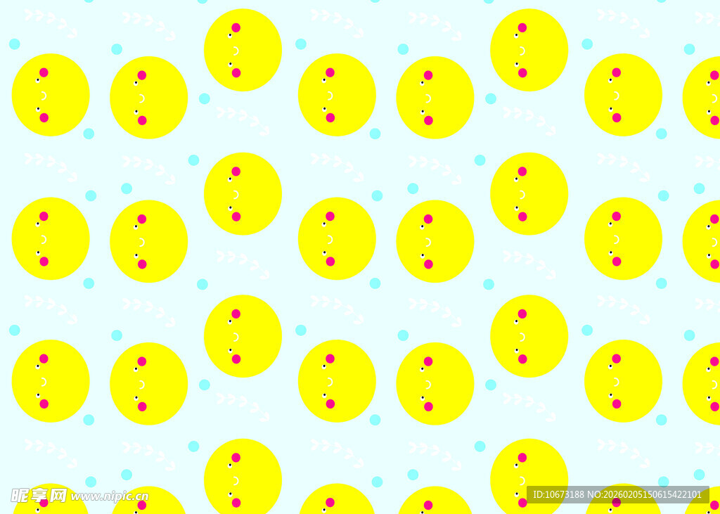 小黄鸭图案背景