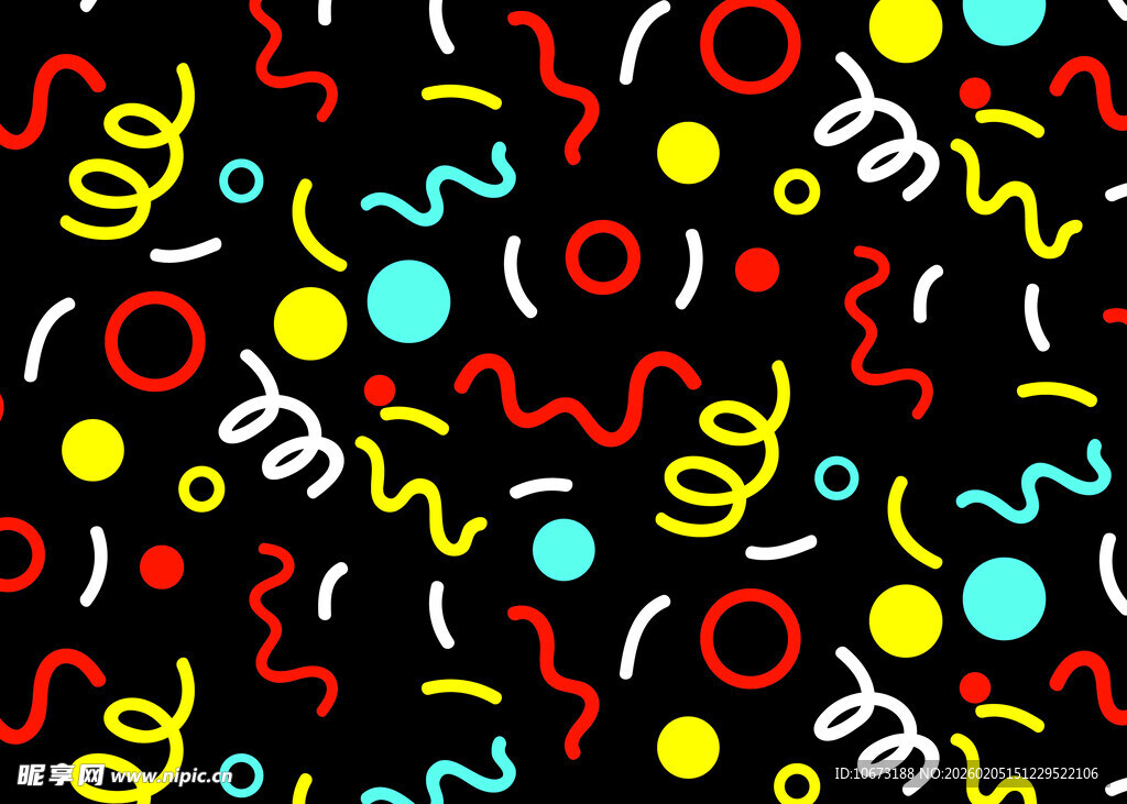 彩色节日装饰图案背景