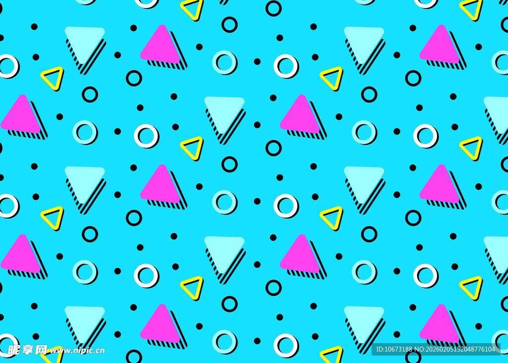 几何图案的多彩背景