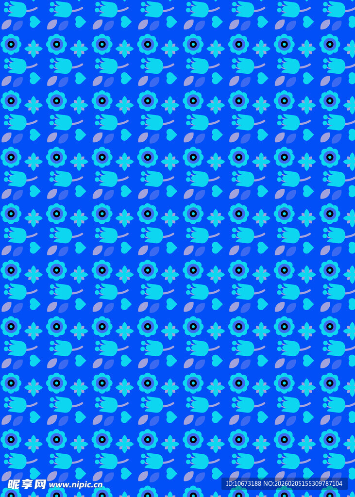 蓝色圆点图案背景纹理