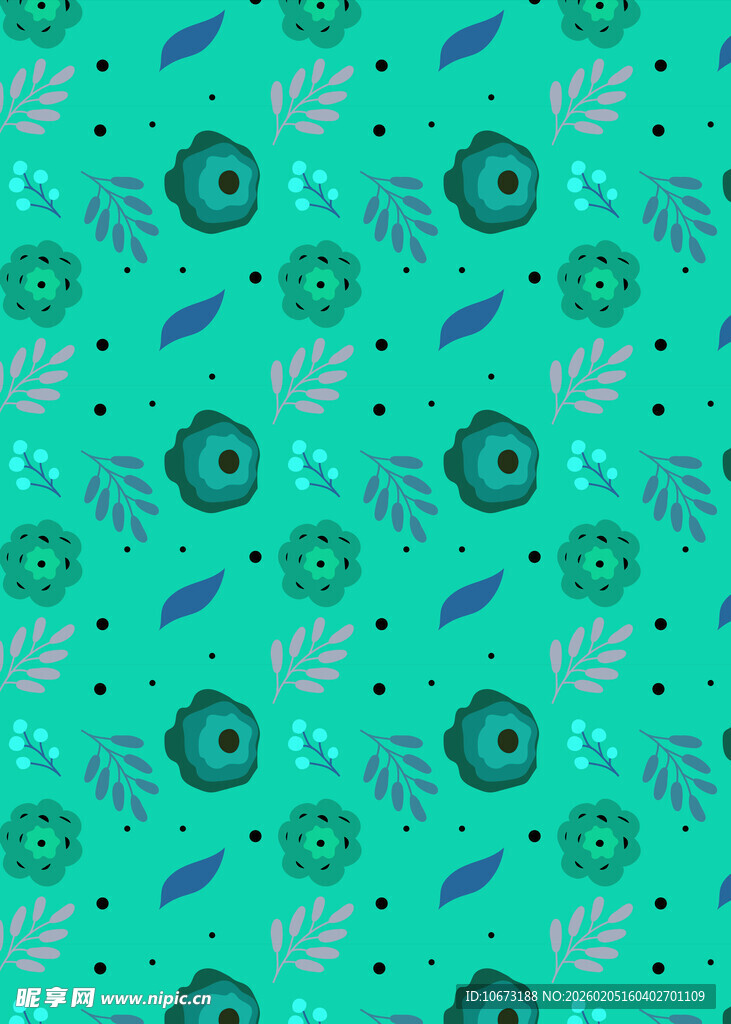 绿底多彩眼睛图案纹理