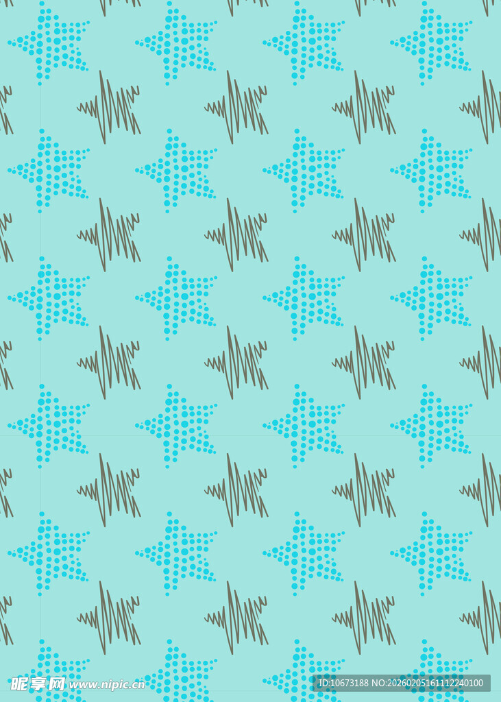 浅蓝色星星图案背景