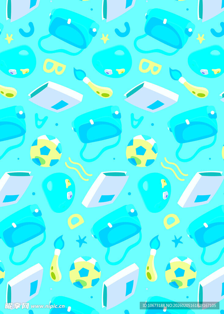 科技元素无缝图案背景