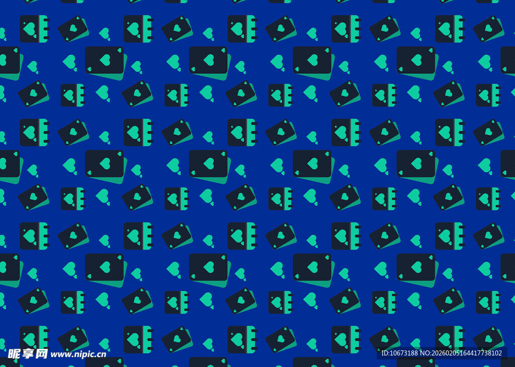 蓝色科技风图案背景