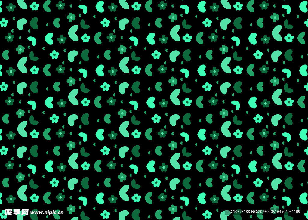 绿色点状抽象背景图案