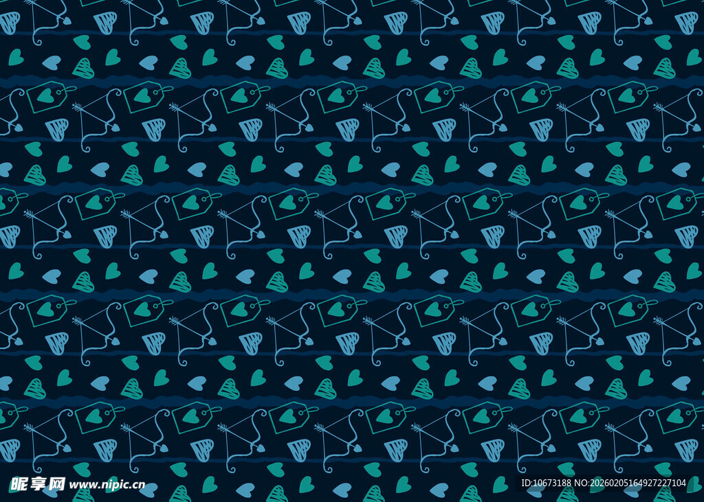 蓝绿渐变几何图案背景