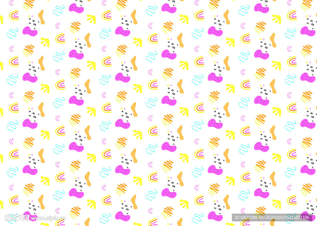 粉色独角兽图案背景