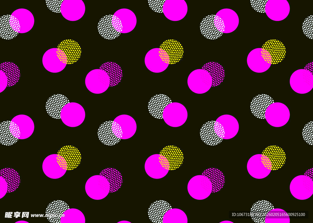 彩色圆点图案背景纹理