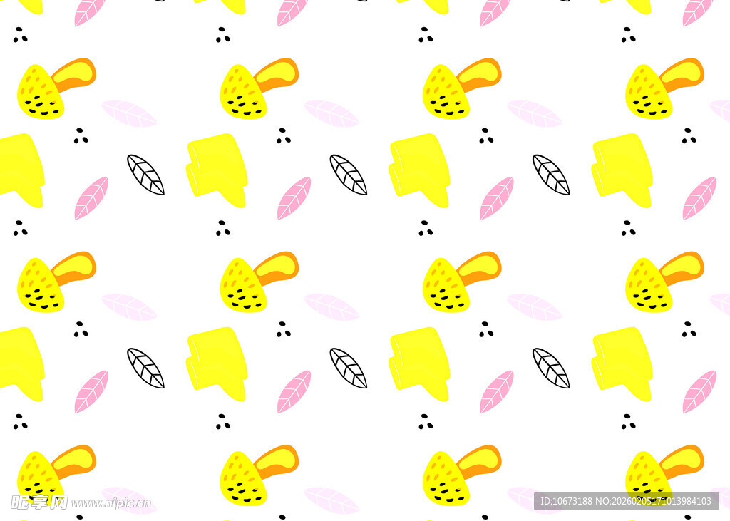 小黄鸭图案背景