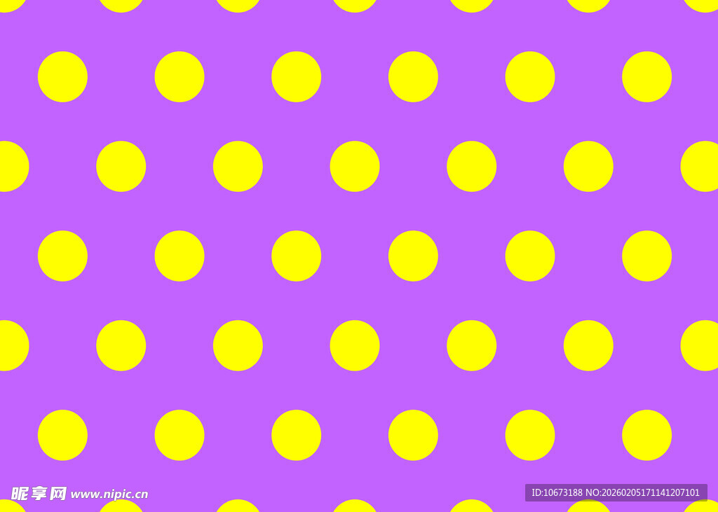 紫色底黄色圆点图案背景