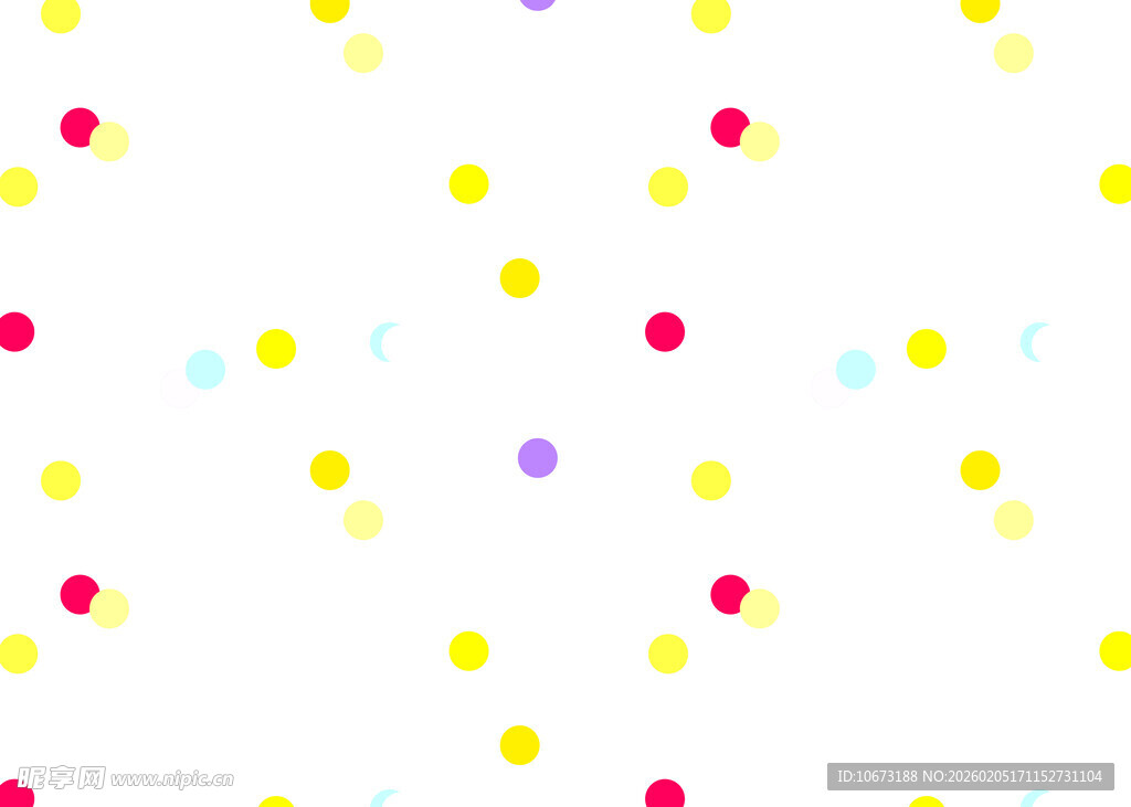 彩色圆点图案背景