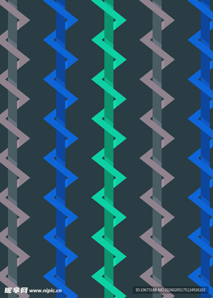 几何波浪图案纹理背景