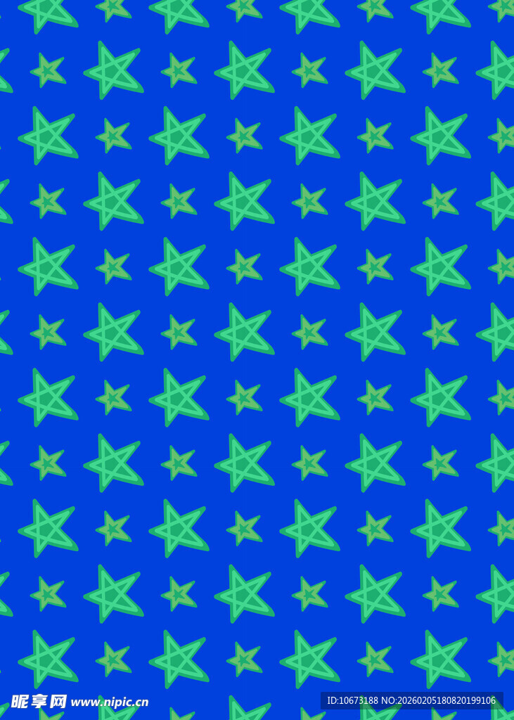 蓝色星星图案背景纹理