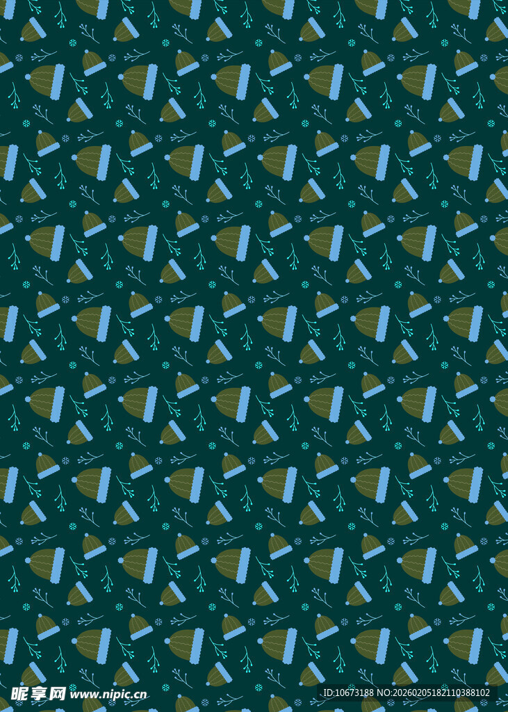 深绿底色几何图案纹理