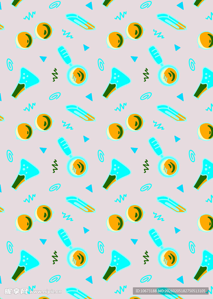 清新水果图案背景纹理