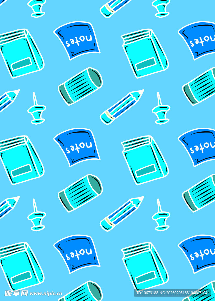 蓝色科技元素图案背景