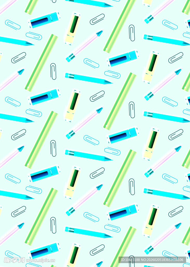 清新几何线条图案背景