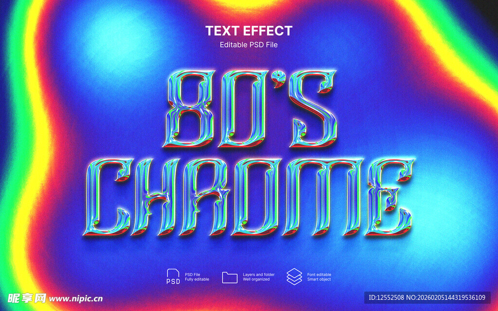 80年代魅力字体展示