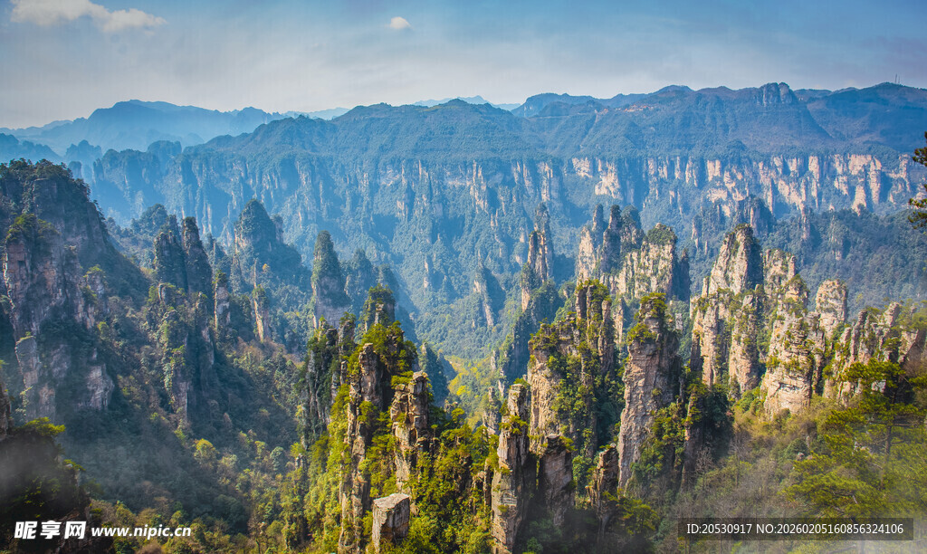张家界祖国山河大好河山风景山川