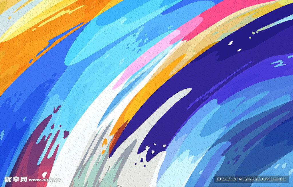 抽象艺术水彩背景