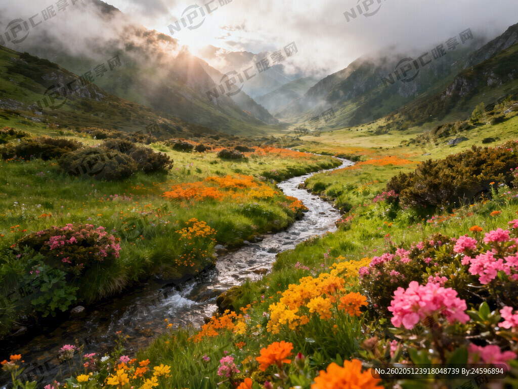 山野风 颜色鲜艳点