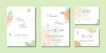 花卉婚礼请柬