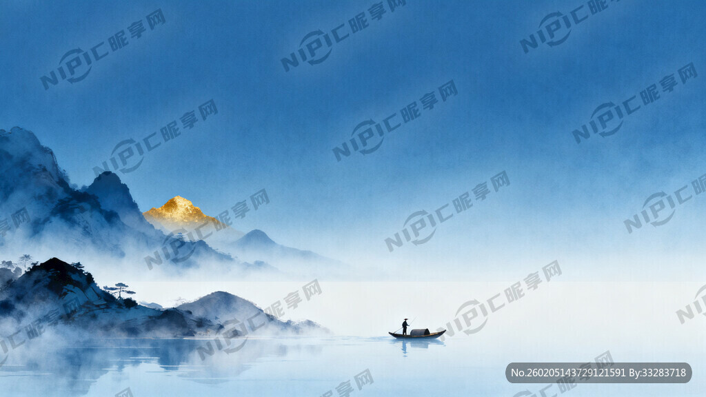 意境山水画 高雅