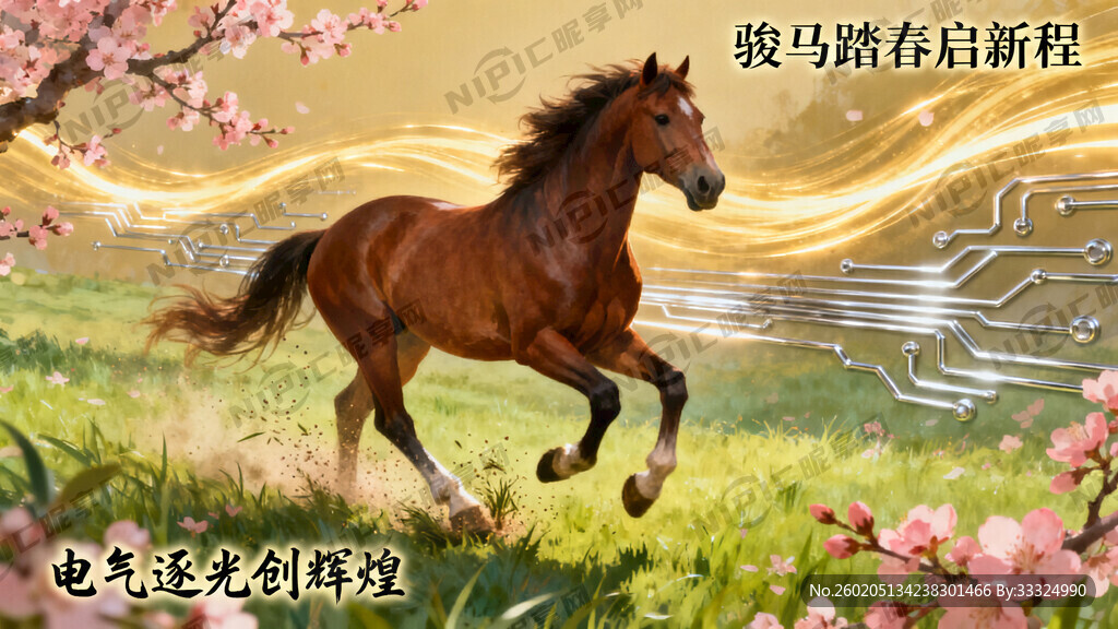 骏马踏春启新程 电气逐光创辉煌
