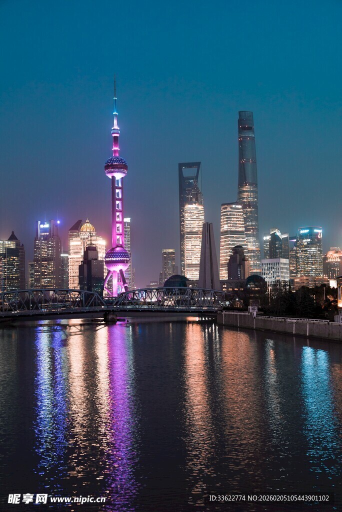 上海外滩璀璨夜景