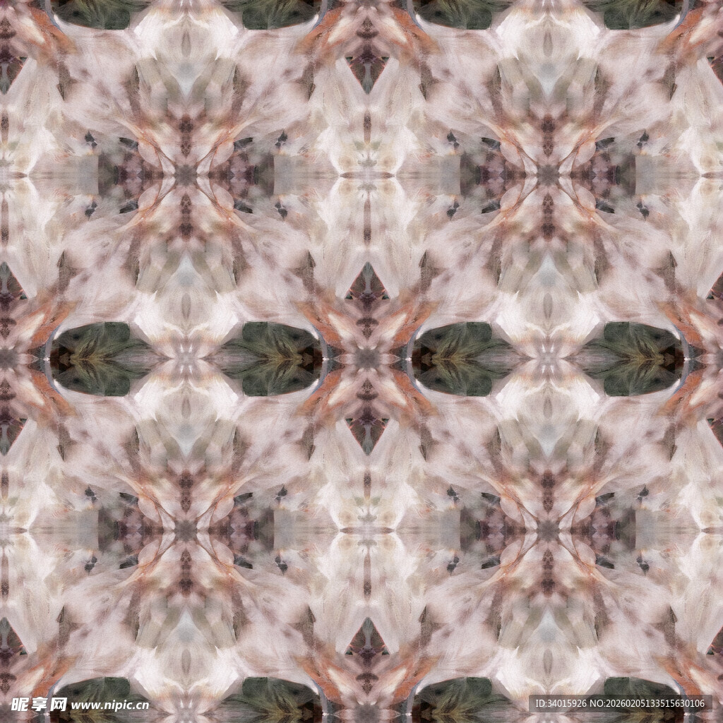 几何对称花纹图案